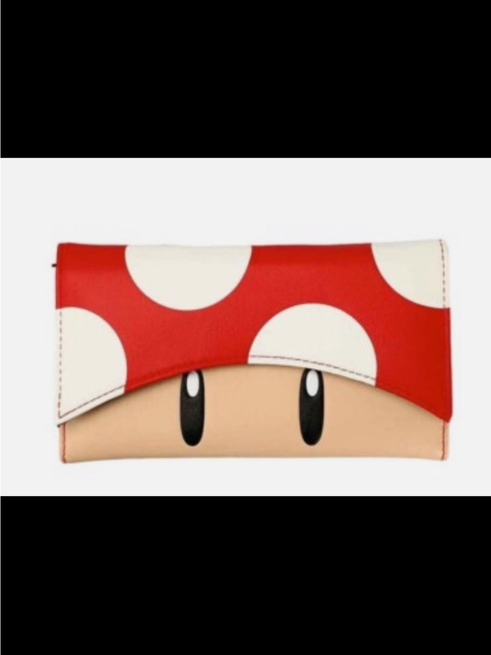 Red and White Mushroom Clutch Wallet Nintendo